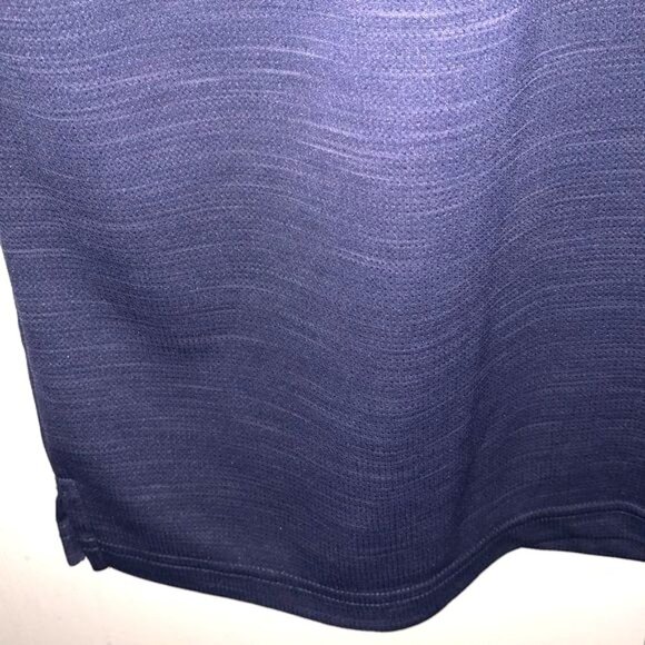 Kirkland Signature Navy Blue Polo Shirt M Short Sleeve Lightweight - Picture 6 of 11